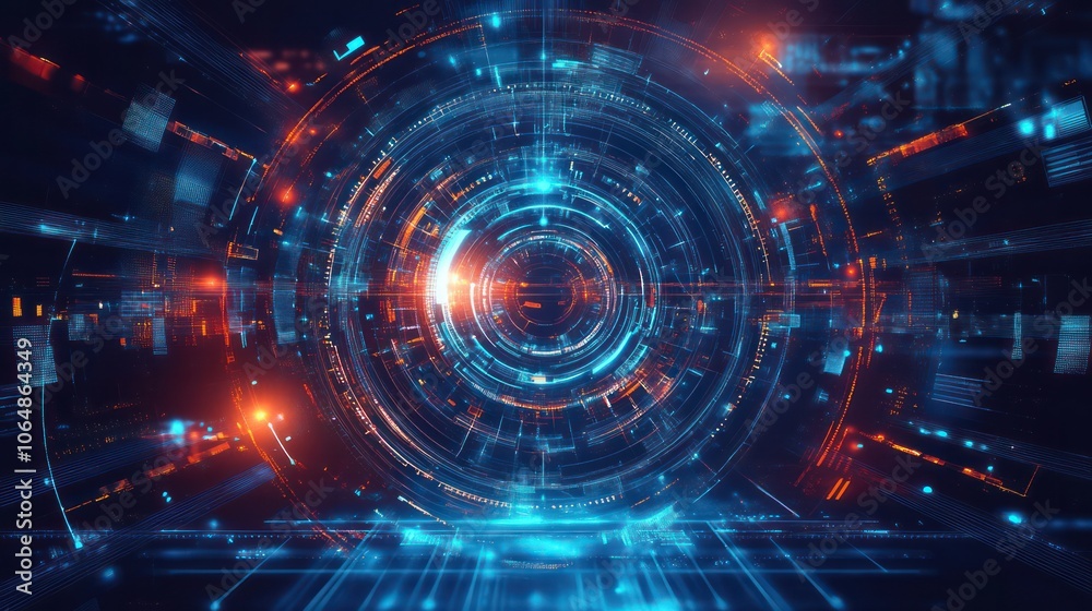 Poster abstract futuristic backgrounds perfect for modern design projects and tech themes. illustrations