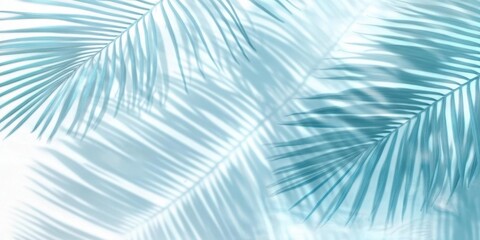 Tropical Leaf Shadow on Water Surface