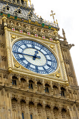 The World's Most Famous Clock Big Ben Located In London, England