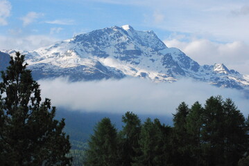 Snow covered mountain