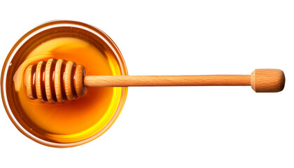 Honey stick with honey PNG Transparent