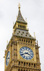 Obraz premium The World's Most Famous Clock Big Ben Located In London, England
