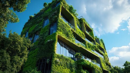Green building technologies leading the way in sustainable construction innovation. Illustrations