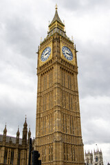 Obraz premium The World's Most Famous Clock Big Ben Located In London, England