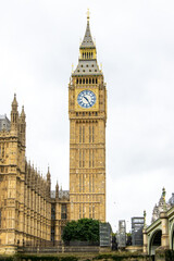 Obraz premium The World's Most Famous Clock Big Ben Located In London, England