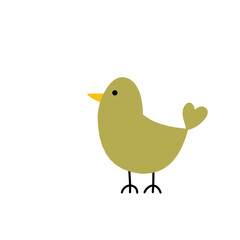 Cute bird cartoon