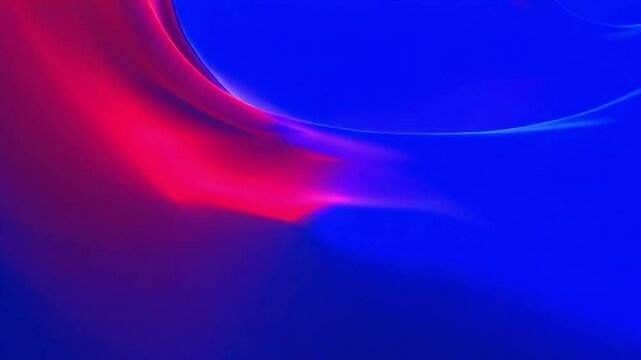 abstract Light blue and red wave in Dark blue background
