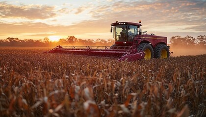 Obraz premium Agricultural engineer utilizing tablet technology while working in a field, Agricultural engineer, smart farming