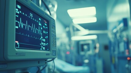 Hospital Heart Rate Monitor EKG  Machine Medical Equipment