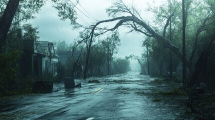 Obraz premium Aftermath of a Storm