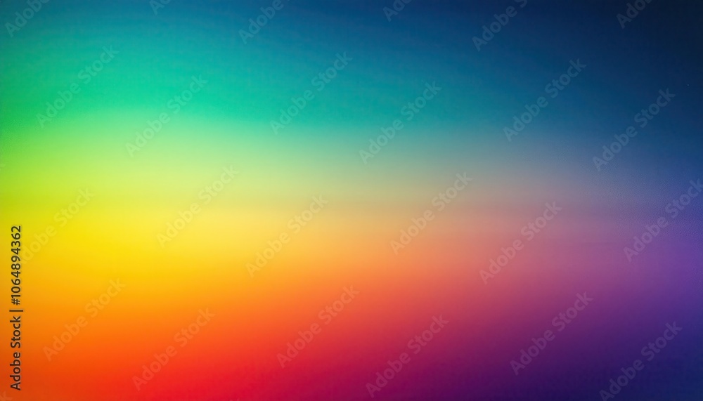 Aufkleber Vibrant Gradient Abstract Background in Smooth Mesh Pattern with Multicolored Spectrum from Cool Blues to Warm Yellows, Perfect for Web Design, Advertising, or Digital Presentation