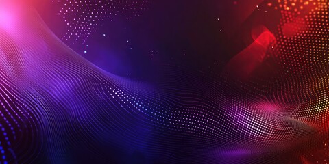 Obraz premium Abstract Neon LED Background with Dynamic Wave Patterns for Modern Design