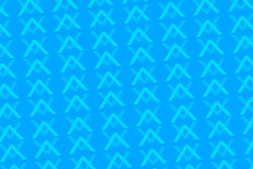 Blue abstract background, with repeating shapes.