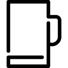 Flat illustration on a theme beer glass