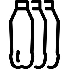 Simple vector icon water bottle