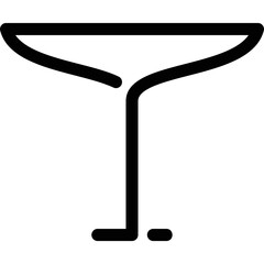 Flat illustration on a theme cocktail glass