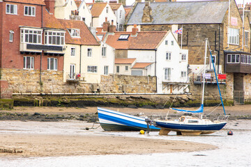 Fototapeta premium A Small Fishing Vessel Used To Catch Fish And Other Sealife To Be Sold At Market Or Shops