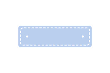 Blank pastel label tapes. Planner, organizer, reminder, note concepts. Flat decorative minimal vector design isolated illustration.