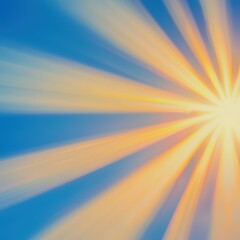 Obraz premium Rays of golden light