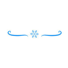 snowflake divider 