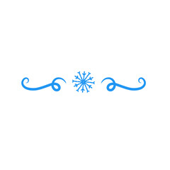 snowflake divider 
