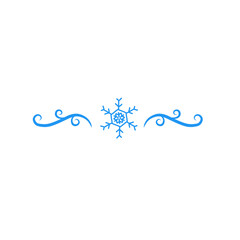 snowflake divider 