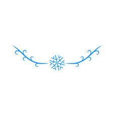 snowflake divider 