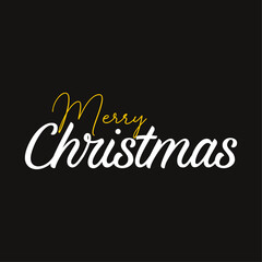 Merry Christmas Calligraphy text 004