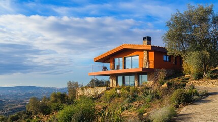 Modern House With Mountain View
