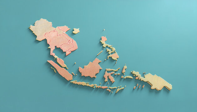 The integration of the ASEAN Economic Community showcases cooperation between various countries.