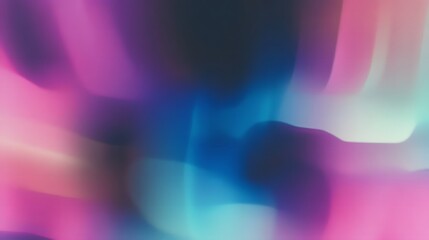 Fototapeta premium Abstract blur of neon pink, purple, and blue colors blending together to create a surreal, otherworldly visual experience. The vibrant hues form a dynamic and captivating pattern that evokes a sense