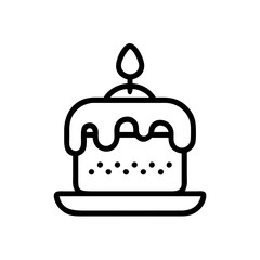 Easter Cake on a Plate