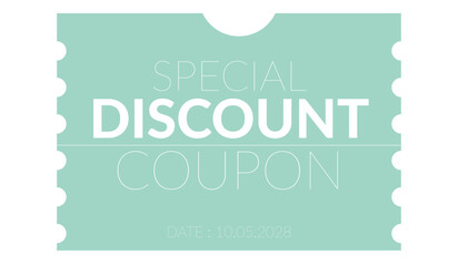 Coupon, Special discotn coupon