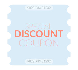 Coupon, Special discotn coupon