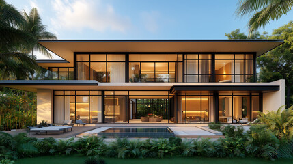 Fototapeta premium modern house
