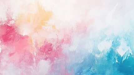 Obraz premium Beautiful pastel painting texture background on paper, creating a delicate and colorful atmosphere. This pastel painting texture adds elegance to any design project. Ample copy space included.