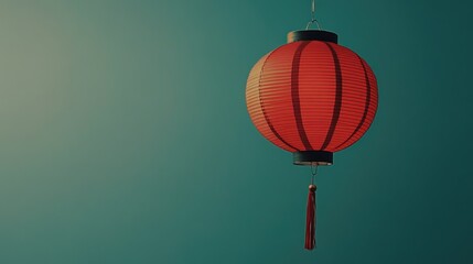 Obraz premium Traditional Red Lantern Hanging Decoration