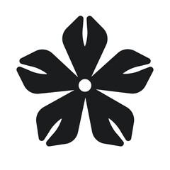 Gibraltar Campion Silene Flower icon. Vector floral logo.