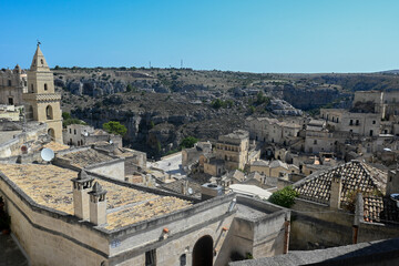 Obraz premium view of the town country in Matera