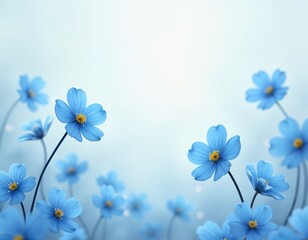 Obraz premium Blooming Flowers in Vibrant Colors, Capturing the Beauty and Elegance of Nature