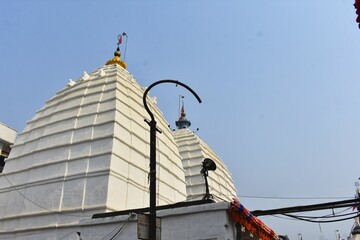 White domes of Baidyanath Temple in Deoghar