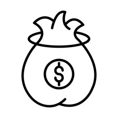 Money Bag line icon