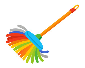 Mop vector illustration on a white background