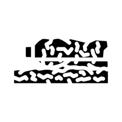 scarcity water saving glyph icon vector. scarcity water saving sign. isolated symbol illustration