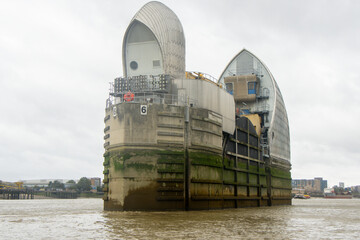 The River Thames Flood Barrier Is Not Only A Defense Measure But Now A Famous Landmark