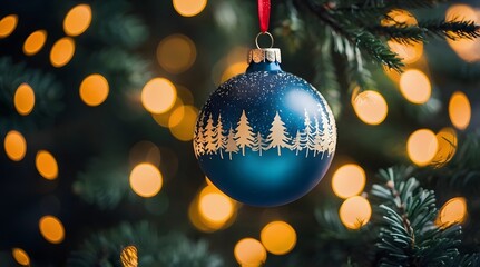 Minimal Christmas Background, Ball, Balloon, Pine Tree, Christmas tree, Minimal Background, Minimal Design