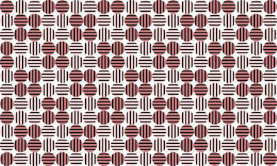 Circle of Black strip in pink Dot, abstract background, abstract background with dot pattern on white background. checkerboard dot pattern for backdrop and wallpaper, polka dot