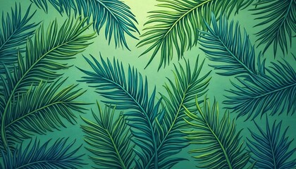 green leaves background