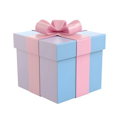 Obraz premium 3d gift box for ui design isolated on white background