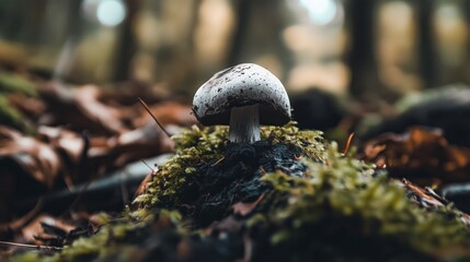 mushroom on the stump